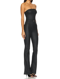 Ser.O.Ya - Vice Slim Flare Jumpsuit - black - clothing - jumpsuits