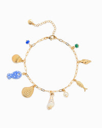 Sessori - Women's Tidepool Treasure Charm Anklet