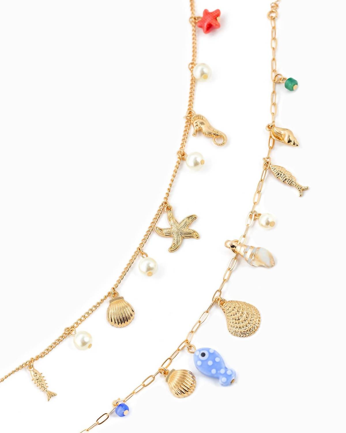 Sessori - Women's Tidepool Treasure Charm Anklet