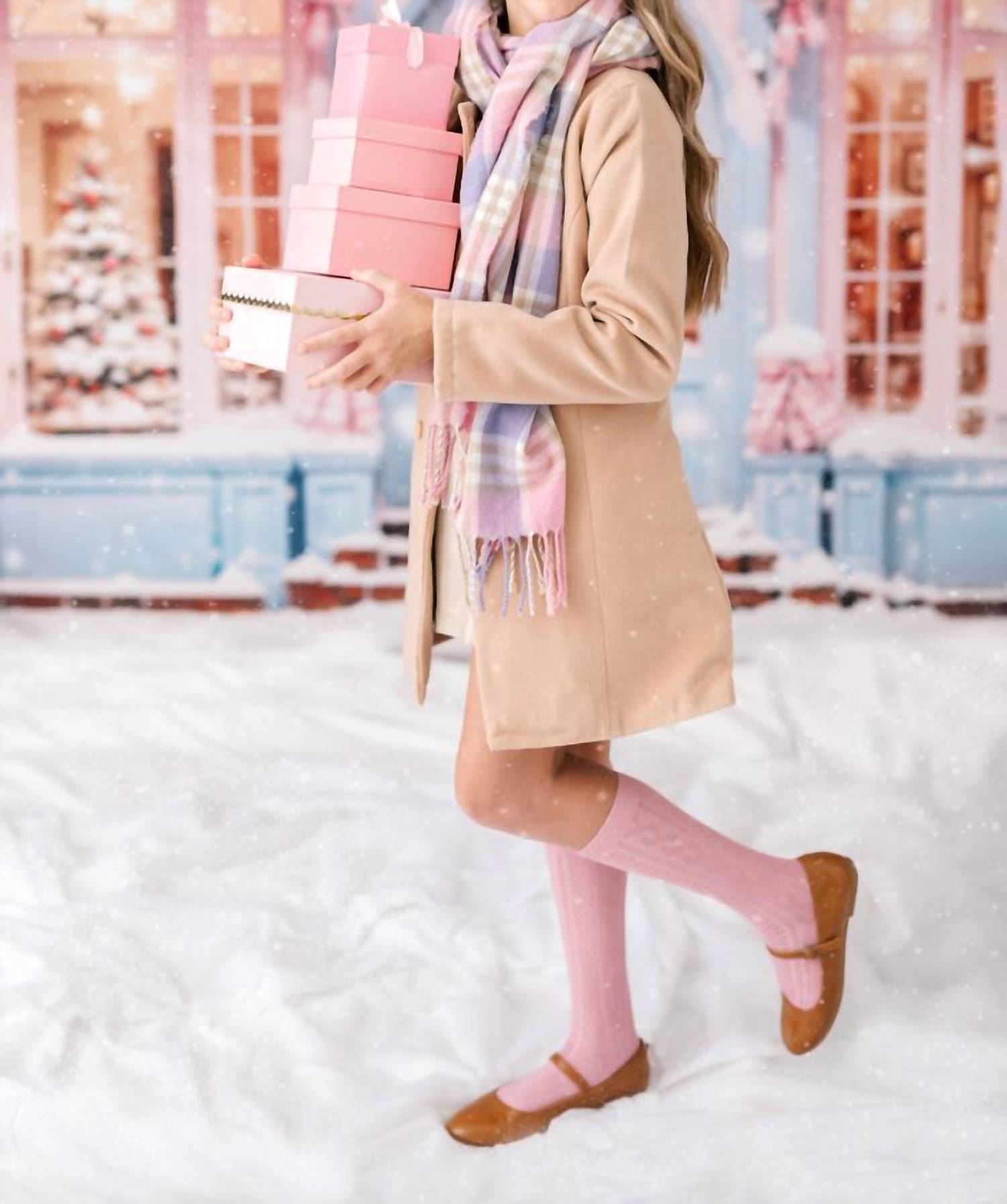 Set Proper - Girl's Collins Coat - beige - polyester - 