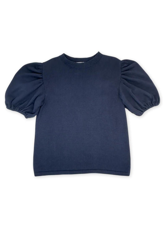 Set Proper - Girl's Jane Sweater Blouse - blouses - blue - clothing