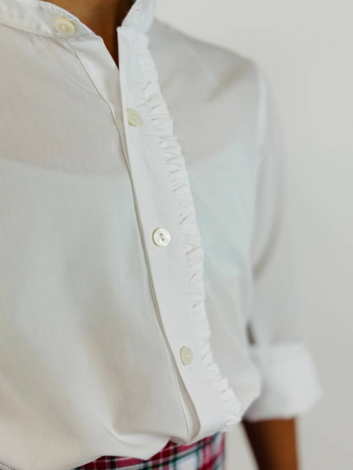 Set Proper - Girl's Polly Ruffle Collar Blouse - blouses - clothing - kids