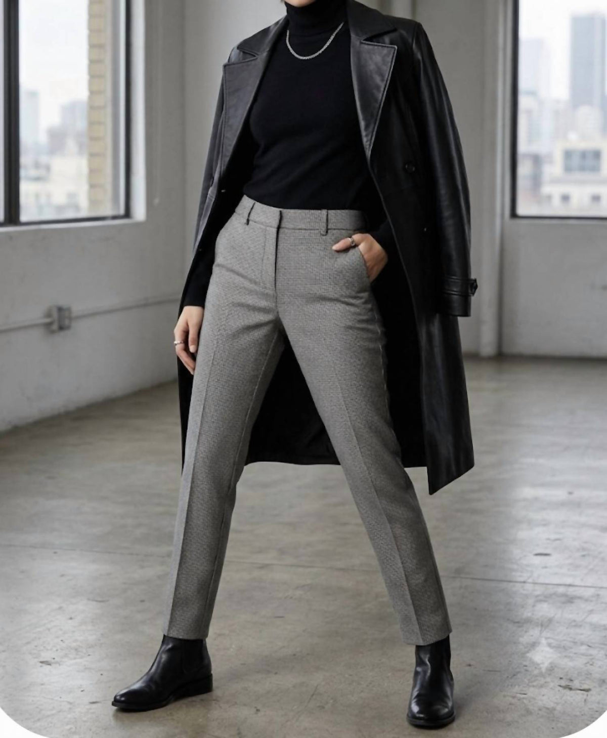 Seventy - Houndstooth Pattern Trouser