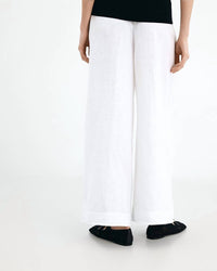 Seventy - Pull On Wide Leg Trouser Pants - clothing - linen - pants