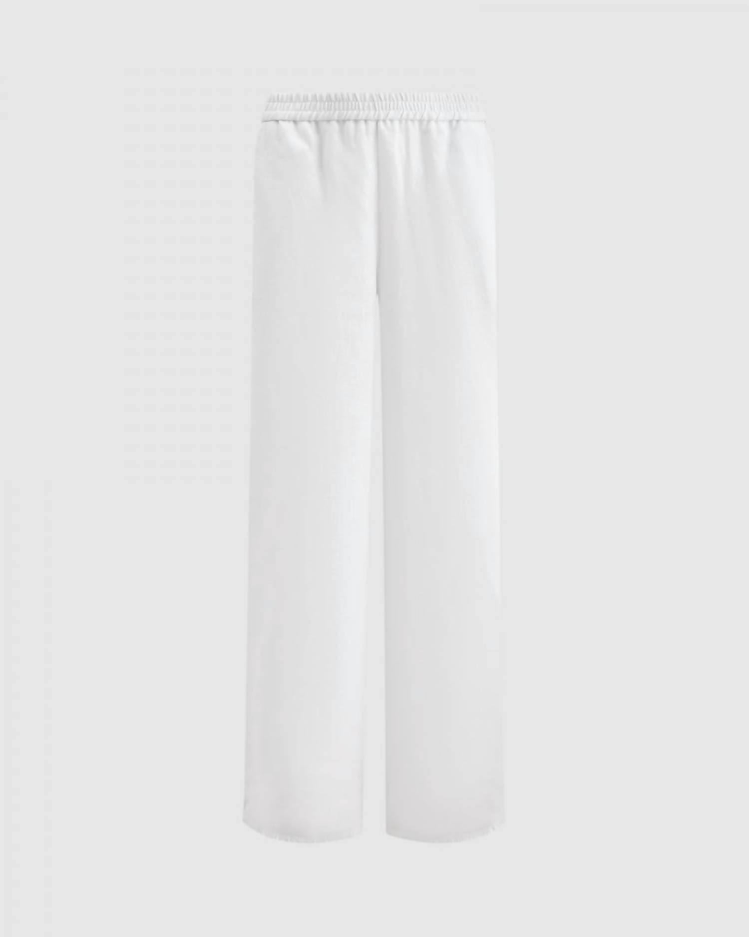 Seventy - Pull On Wide Leg Trouser Pants - clothing - linen - pants