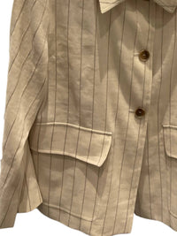 Seventy - Women's Striped Jacket - beige - clothing - jackets