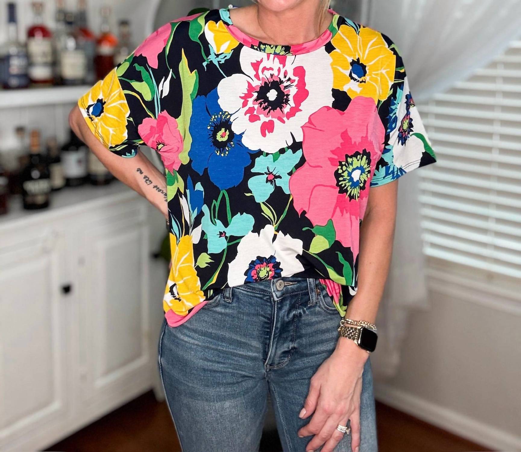 Sew In Love - Bold In Floral Top - blouses - clothing - floral