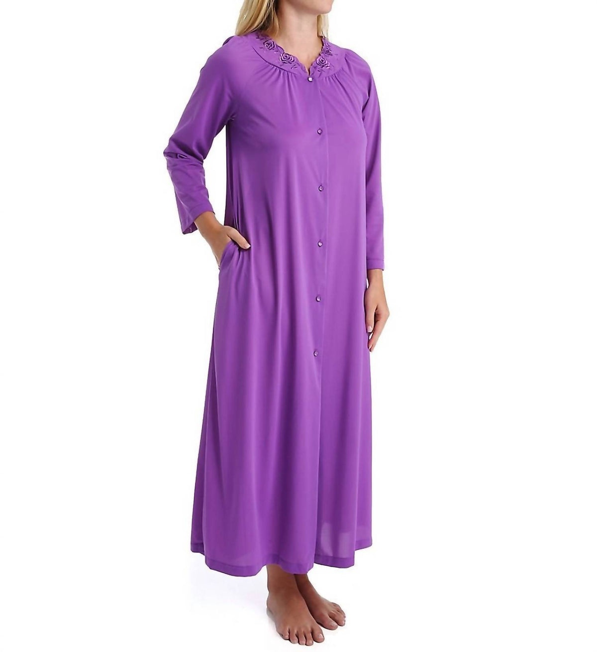 Shadowline Lingerie - Long Sleeve Button Down Robe