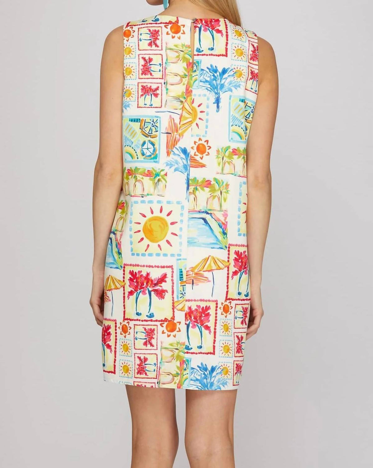 She + Sky - By The Sea Shift Mini Dress