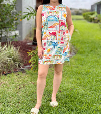 She + Sky - By The Sea Shift Mini Dress