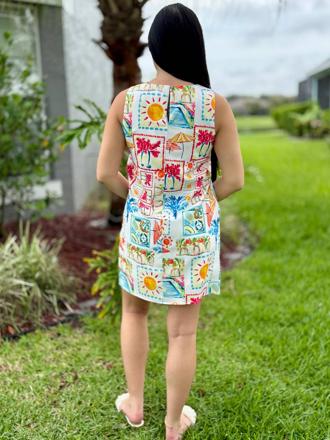 She + Sky - By The Sea Shift Mini Dress