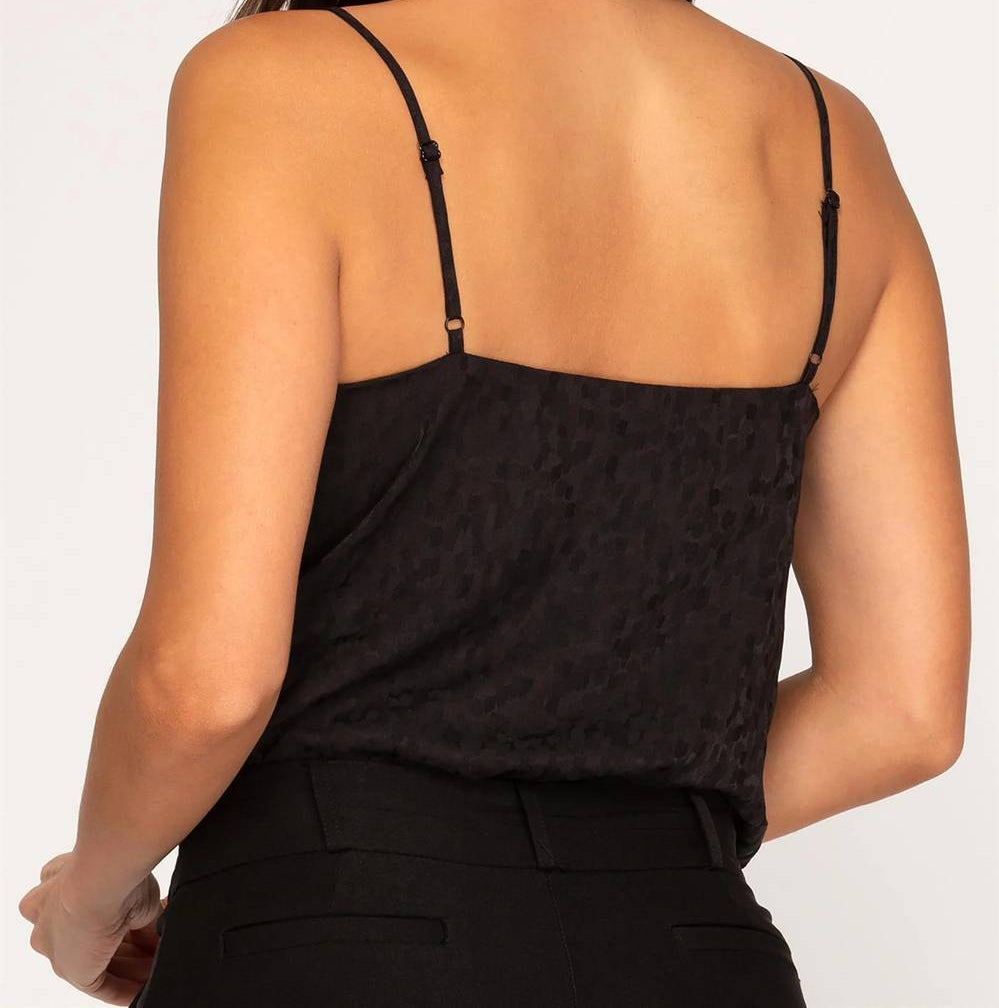 She + Sky - Cowl Neck Cami Bodysuit
