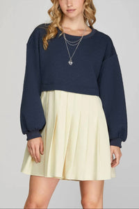 She + Sky - Quilted Mini Dress