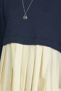 She + Sky - Quilted Mini Dress
