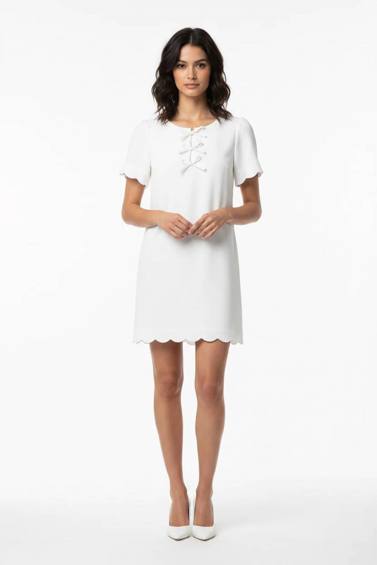 She + Sky - Short Sleeve Mini Dress