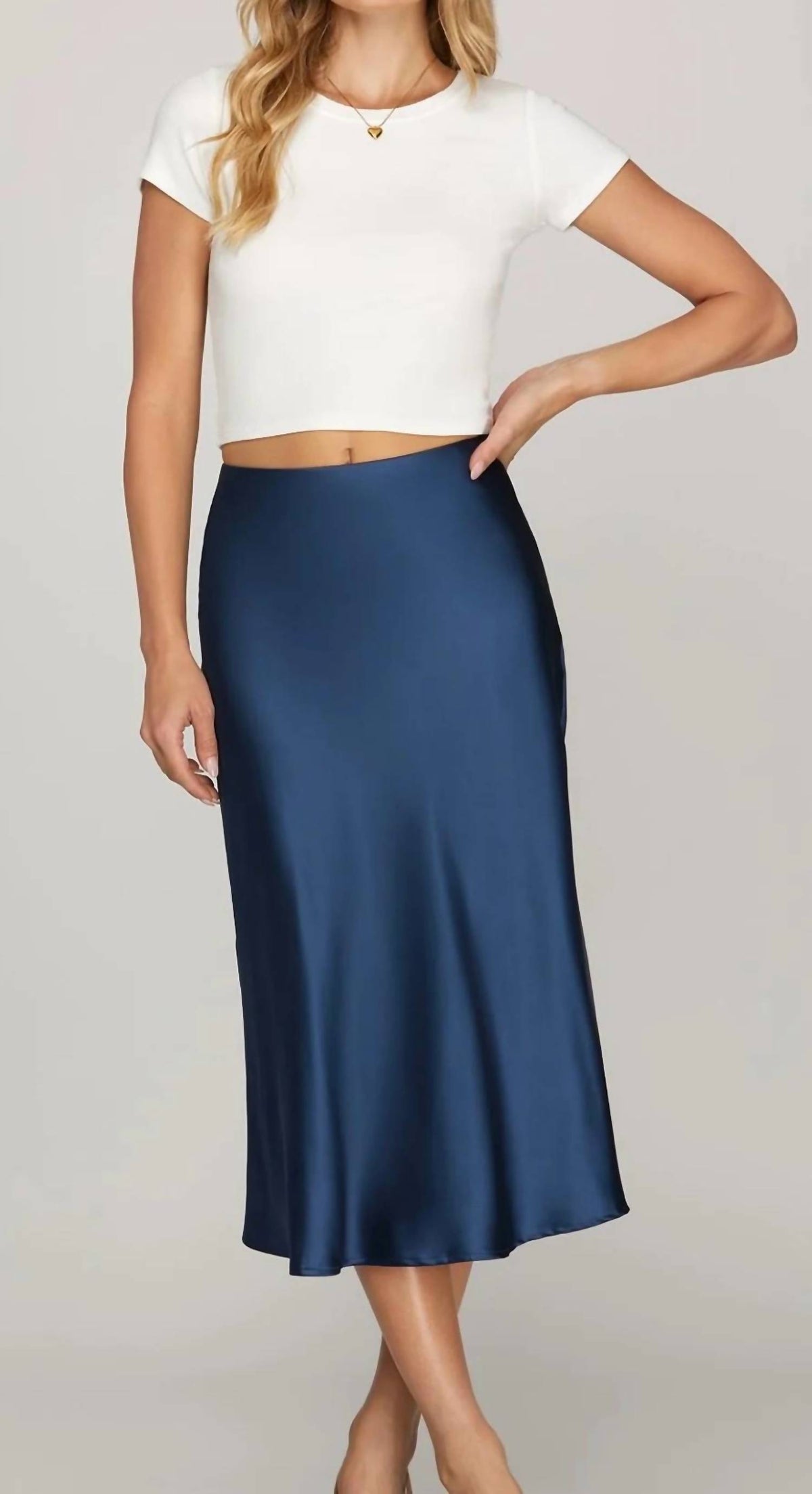 She + Sky - Silk Maxi Skirts
