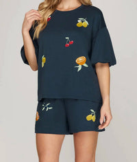 She + Sky - Tutti Frutti Lounge Set