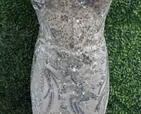 Sherri Hill - Fitted Sequin Lace Sheer Corset Bodice Gown - clothing - dresses - prom