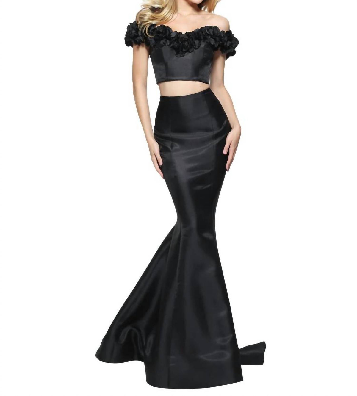 Sherri Hill - Off-The-Shoulder Prom Dress