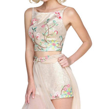 Sherri Hill - Sequin Two-Piece Dress