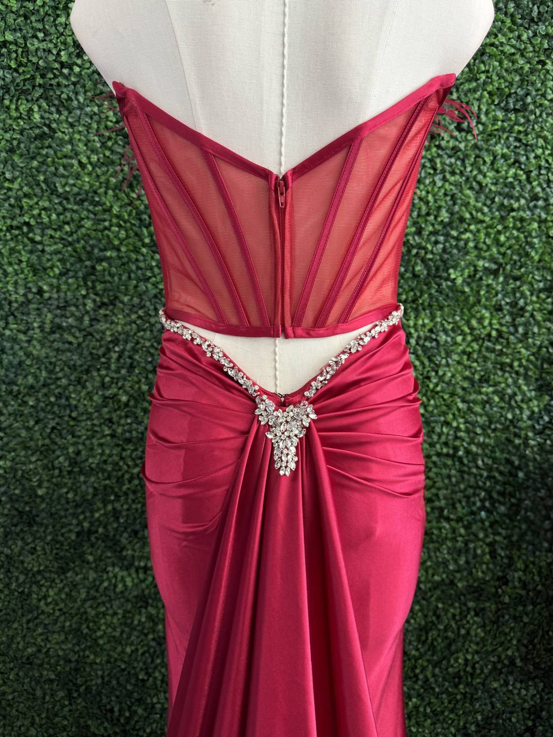 Sherri Hill - Slinky Stretch Sheer Corset Bodice Gown - clothing - dresses - prom