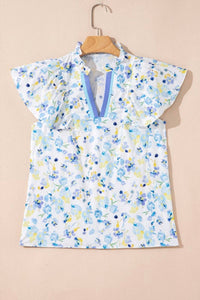 Shewin - Edie Floral Print Top