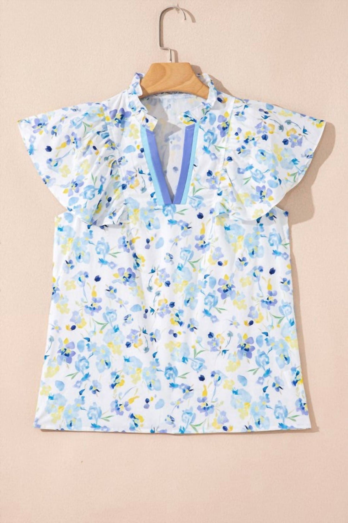 Shewin - Edie Floral Print Top