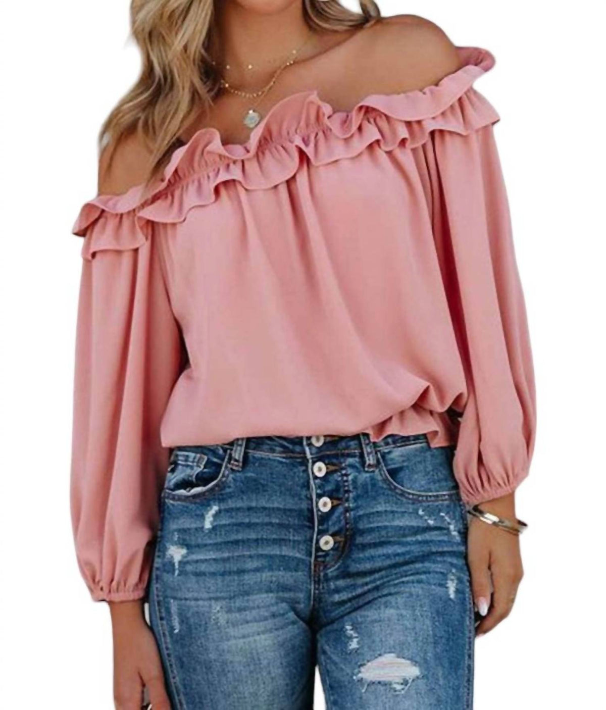 Shewin - Ruffle My Feathers Blouse