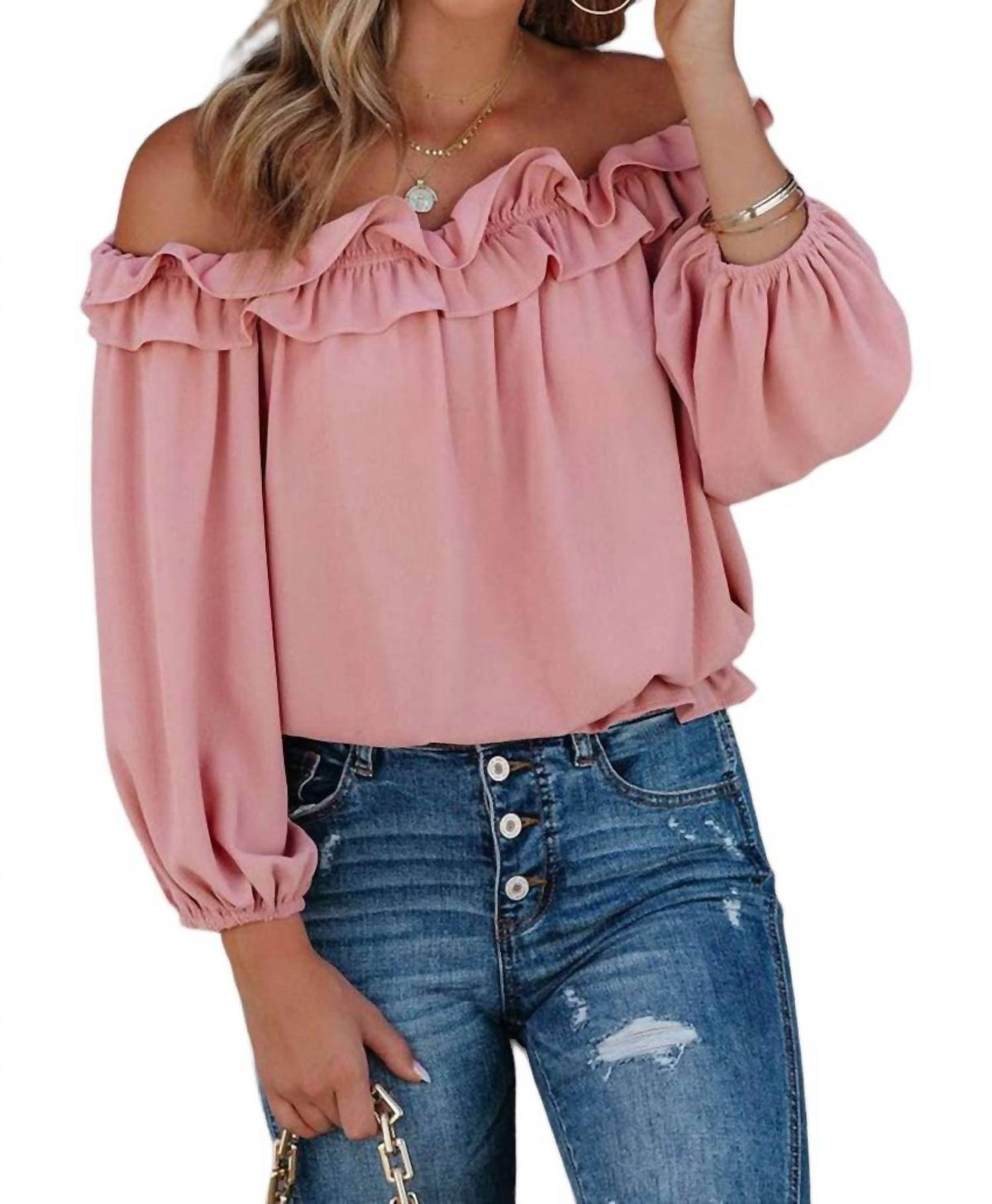 Shewin - Ruffle My Feathers Blouse