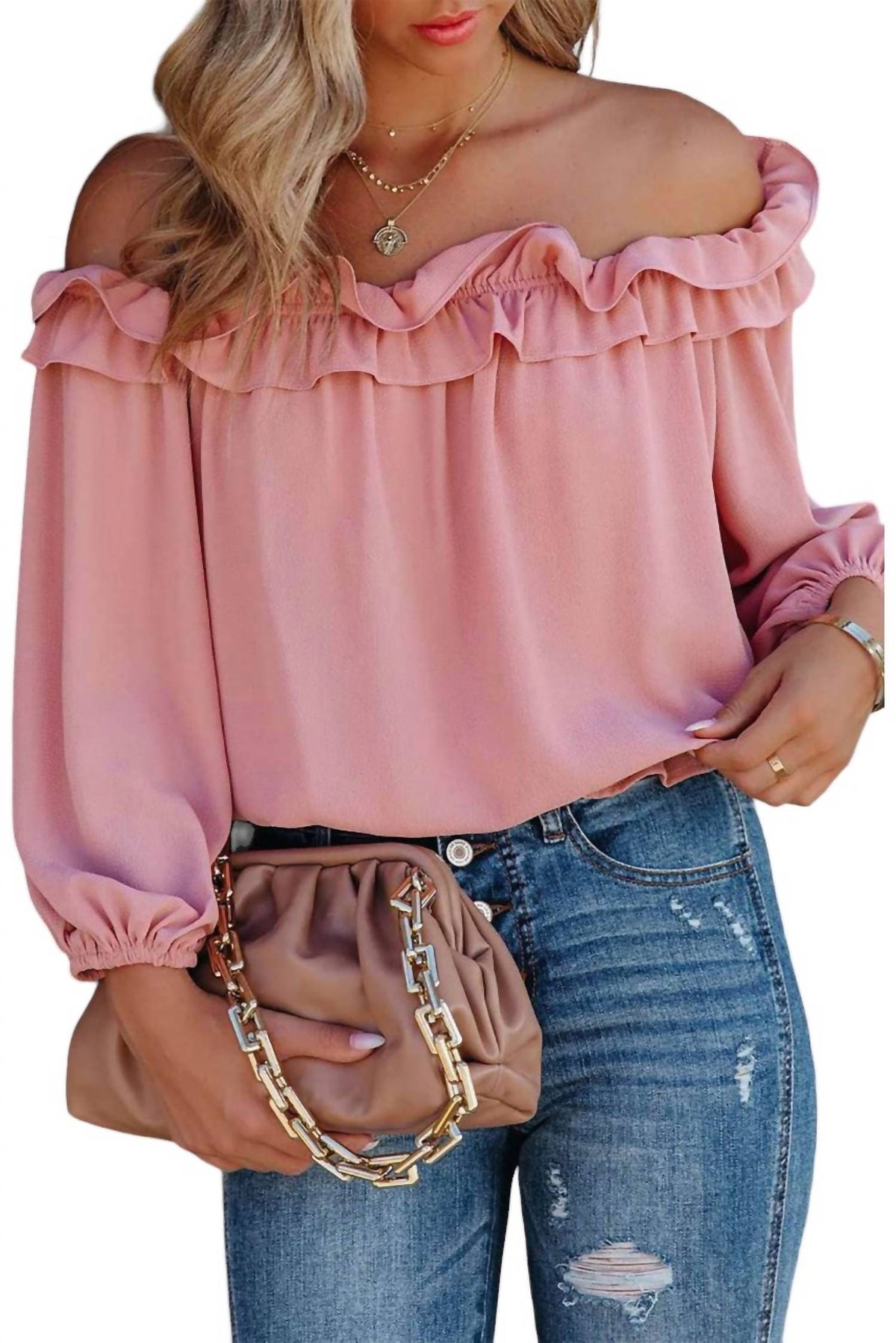 Shewin - Ruffle My Feathers Blouse