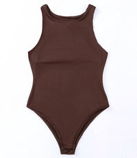 Shewin - Seamless Crew Neck Bodysuit