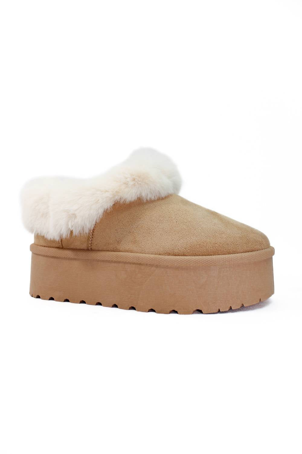 Shewin - Women's Suede Platform Boot