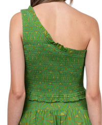 Shine - Silk Ruched Tank