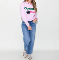 Shiraleah - Champagne Ski Club Pullover - clothing - graphic - hoodies