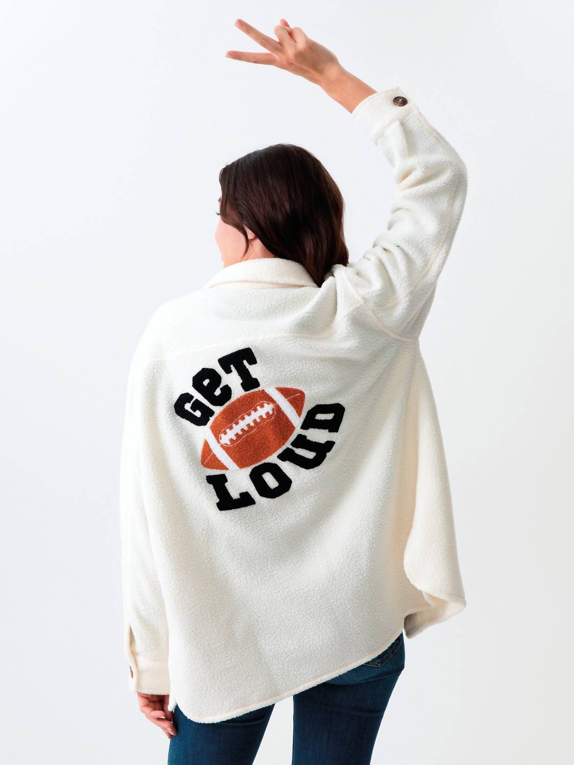 Shiraleah - GET LOUD Sherpa Shacket