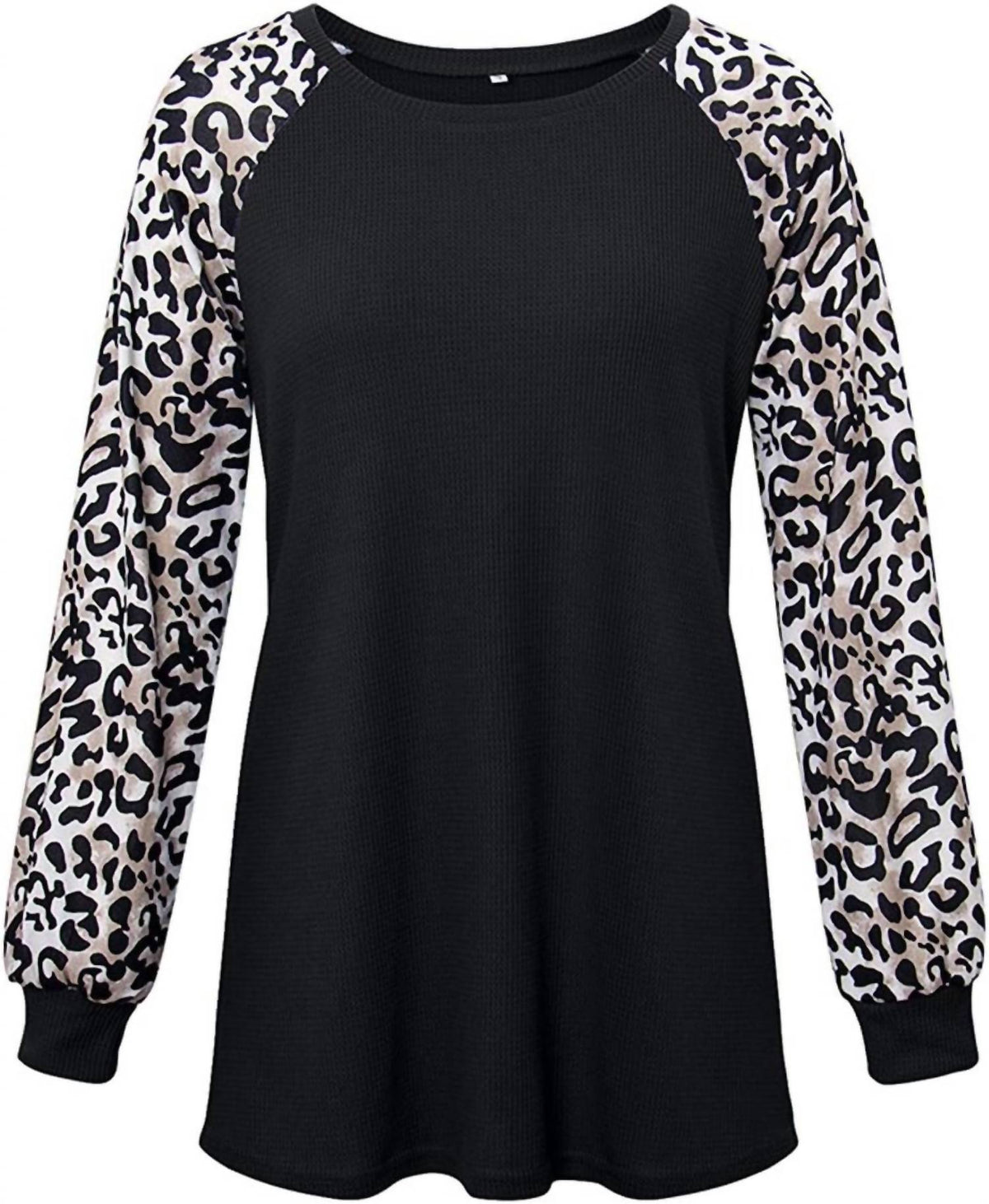 Shirley Stone - Leopard Raglan Top