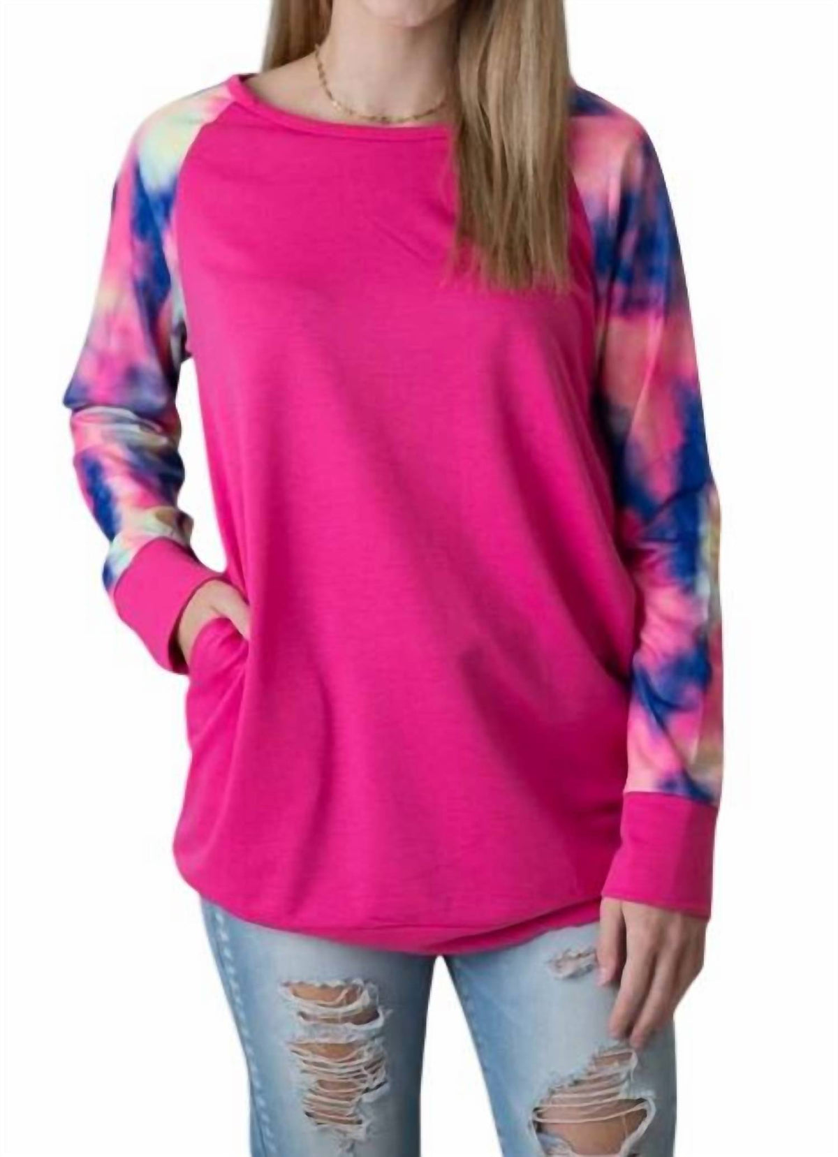 Shirley Stone - Tie Dye Pocket Tunic