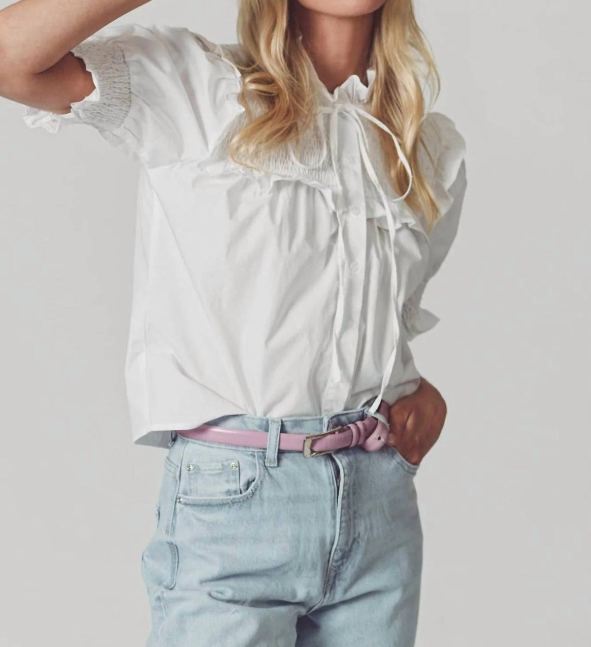 The Shirt - The Nicolette Ruffled Shirt