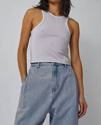 Color Blocked Sleeveless Top