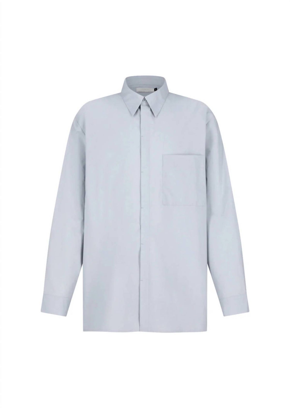 Shop Amomento - Square Pocket Oversized Shirt