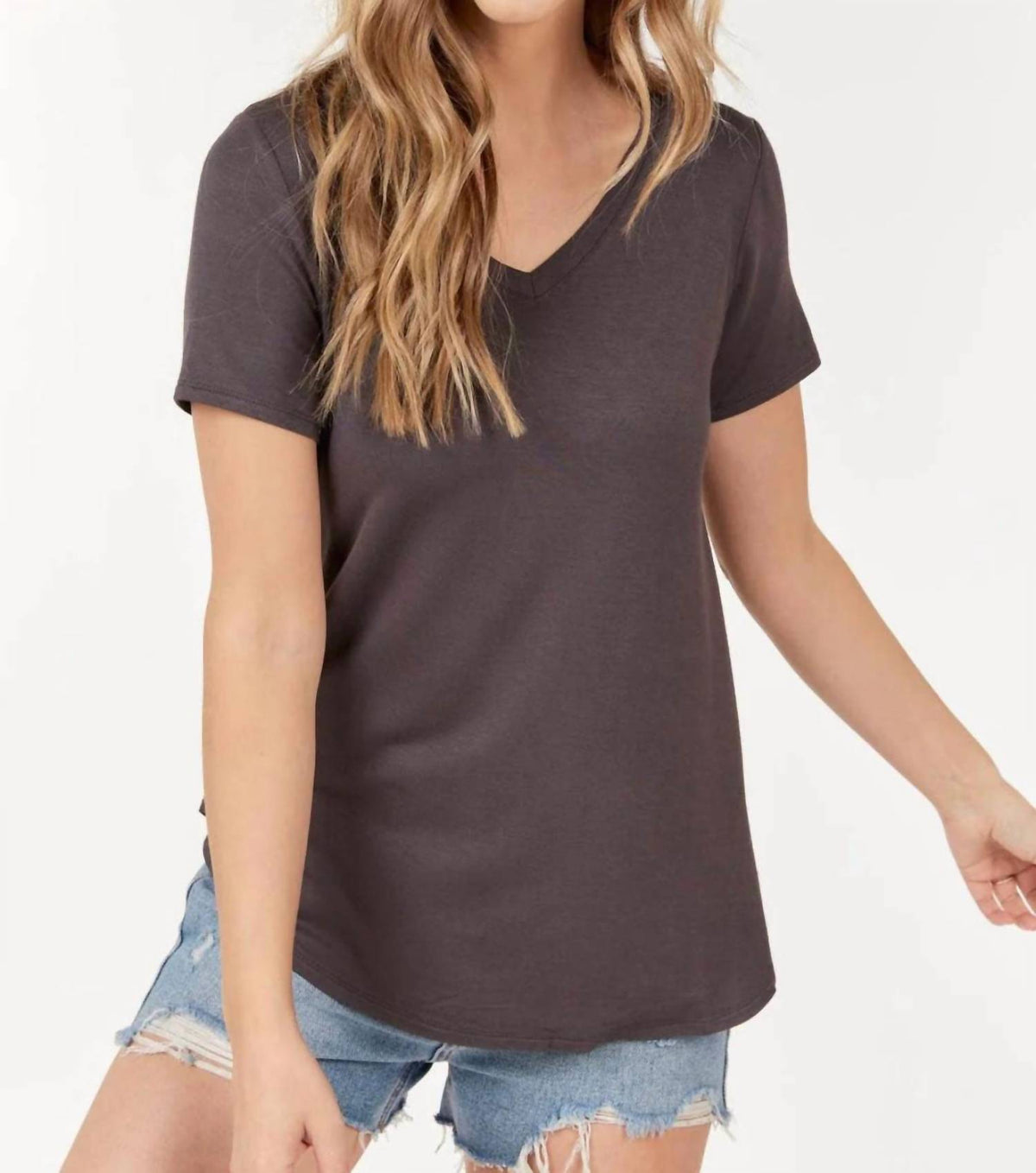 Shop Basic - Classic V Neck Tee