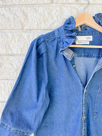 Shop Kmj - Bontina Button - up - blue - button - down - shirts - clothing