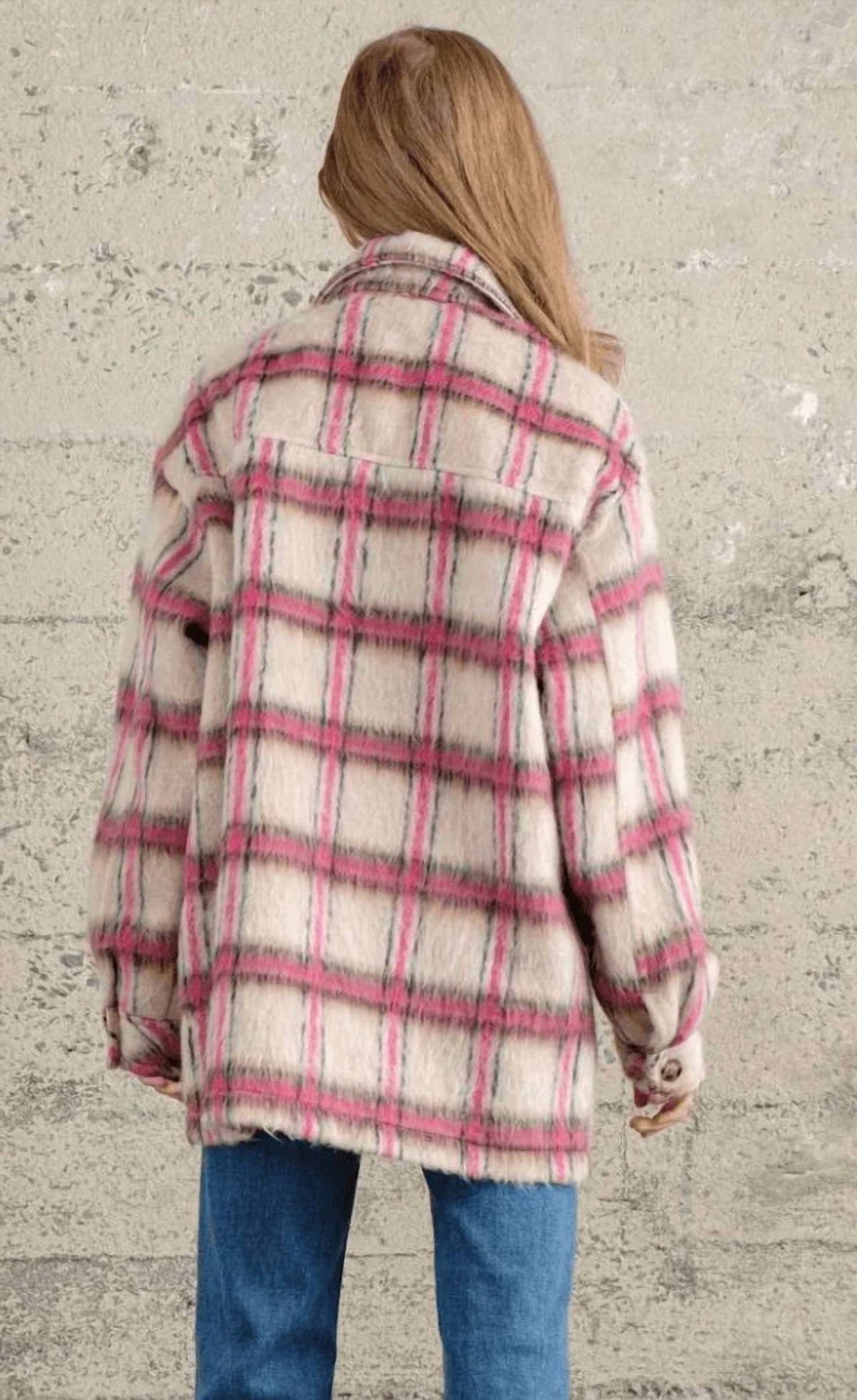 Shop Neighbor - Button Down Furry Jacket