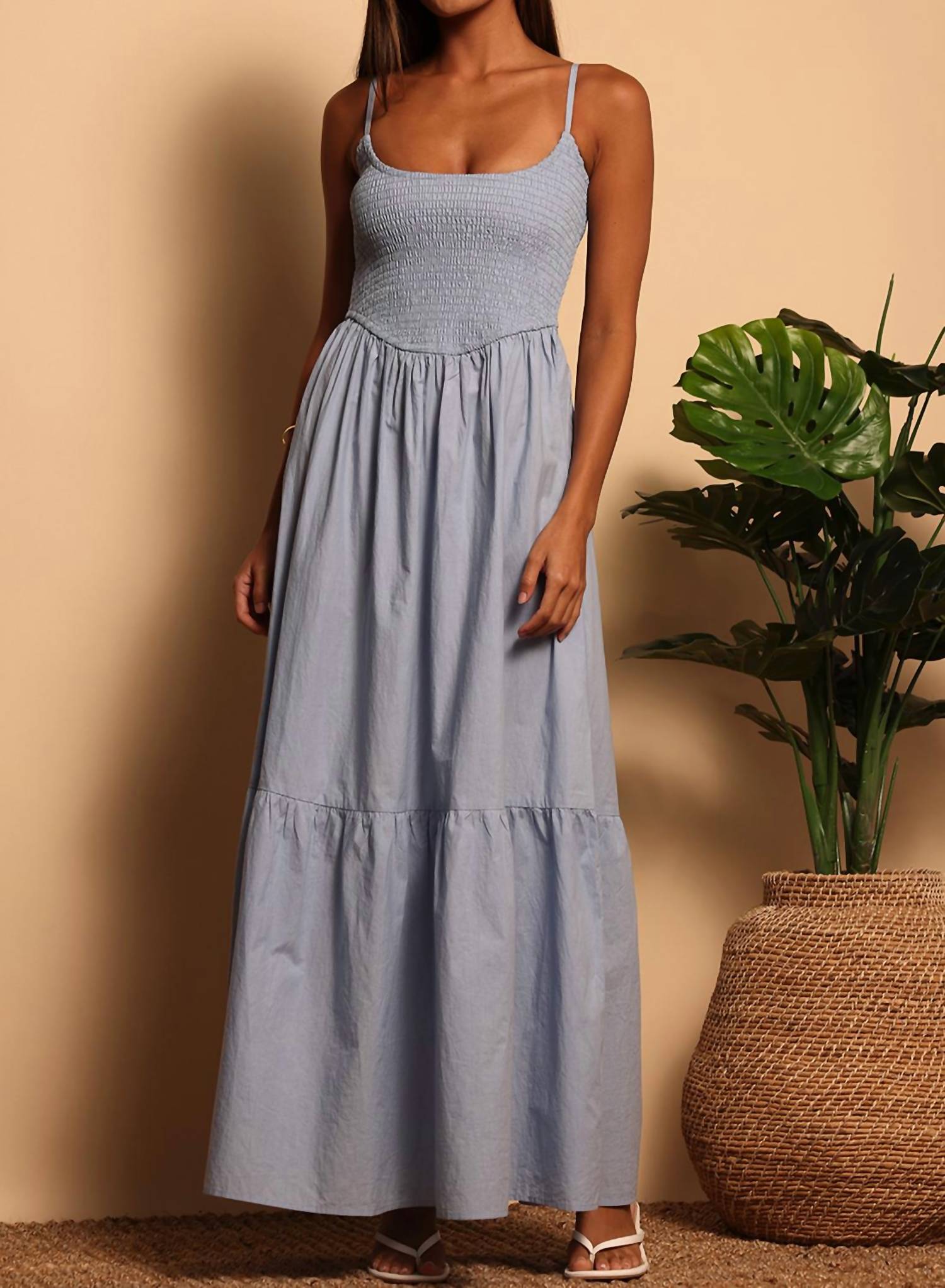 Shore - Sabrina Maxi Dress - blue - clothing - dresses