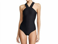 Shoshanna - Women's Standard Tide High Neck One Piece - black - clothing - one - pieces