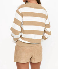 Show Me Your Mumu - Collared Pullover League Sweater