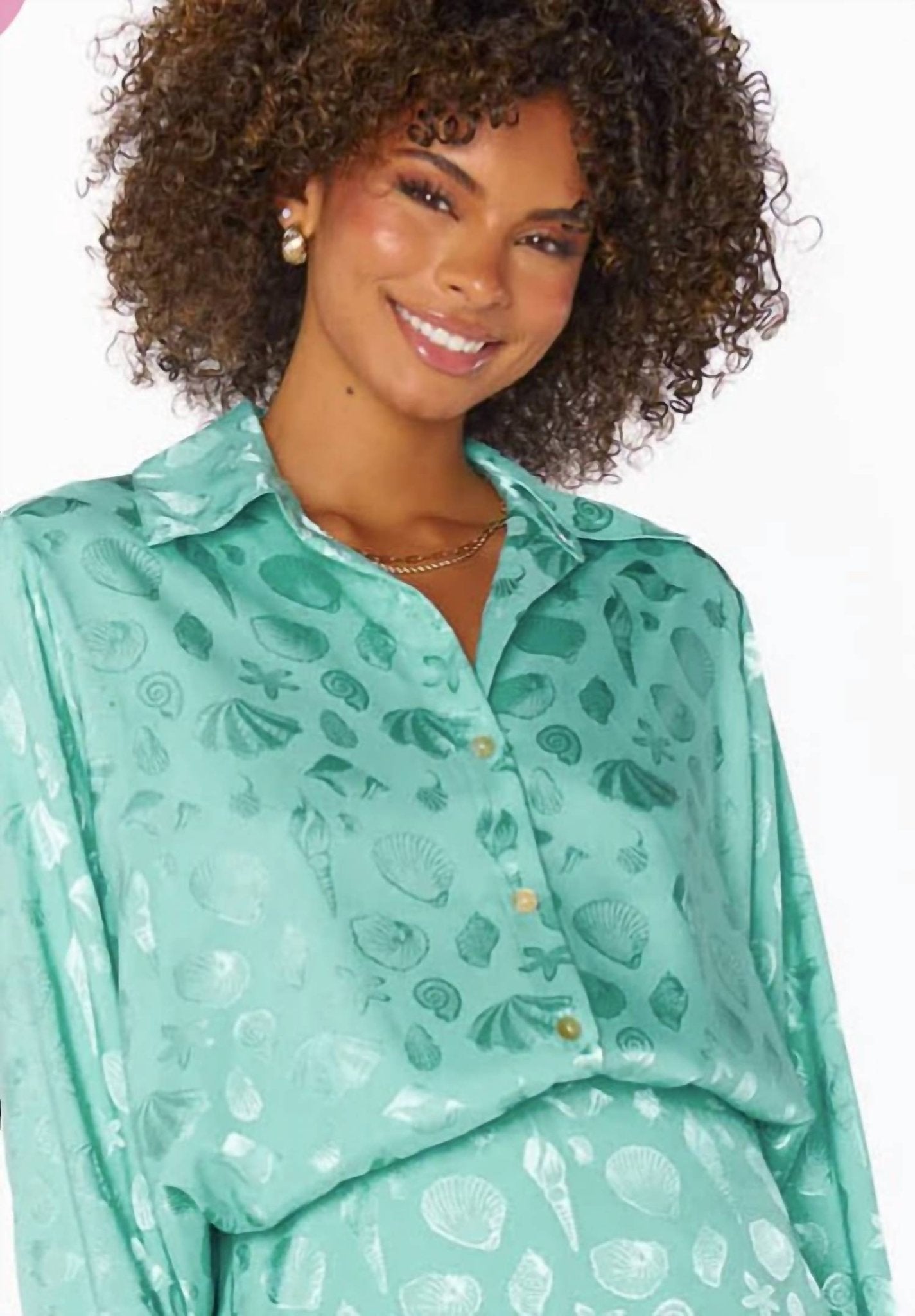 Show Me Your Mumu - Smith Button Down Shirt - blue - button - down - shirts - clothing