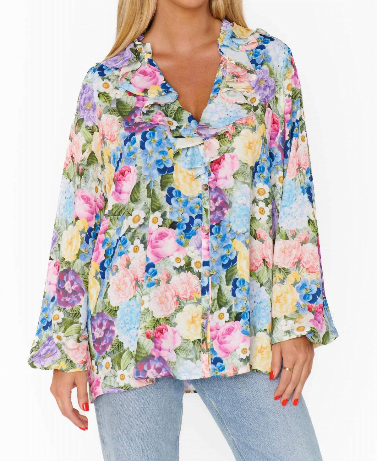 Show Me Your Mumu - Suki Ruffle Top