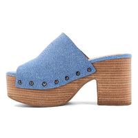Shu Shop - Gina Studded Platform Block Heel Clogs