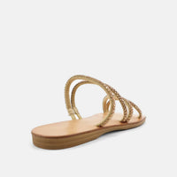 Shu Shop - Women's Celestina Sandal - gold - sandals - shoes